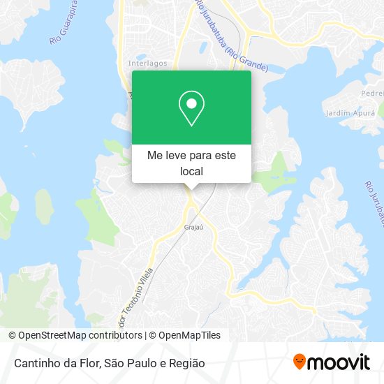 Cantinho da Flor mapa