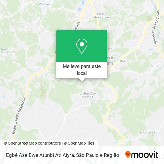 Egbé Ase Ewe Atunbi Ati Aiyrá mapa