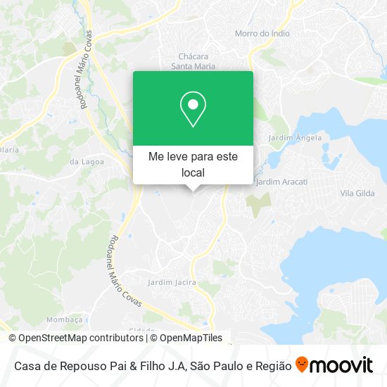 Casa de Repouso Pai & Filho J.A mapa