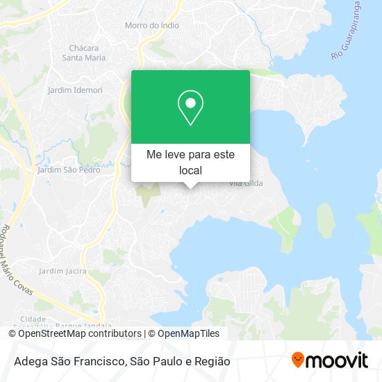 Adega São Francisco mapa