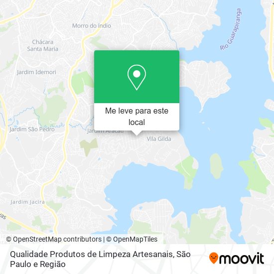 Qualidade Produtos de Limpeza Artesanais mapa