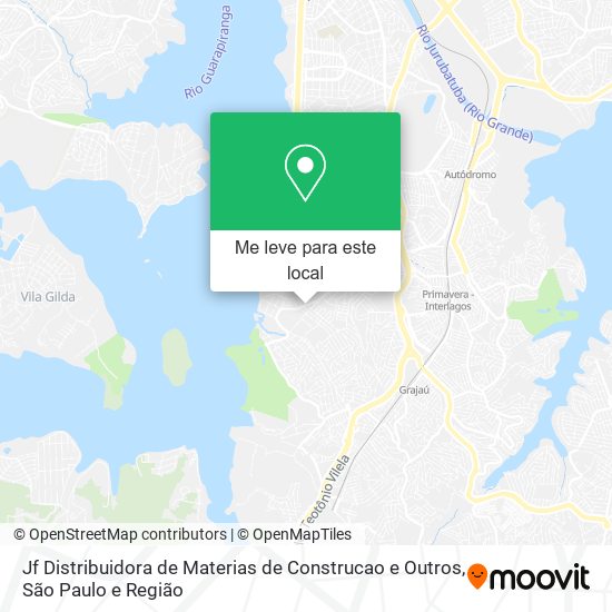 Jf Distribuidora de Materias de Construcao e Outros mapa