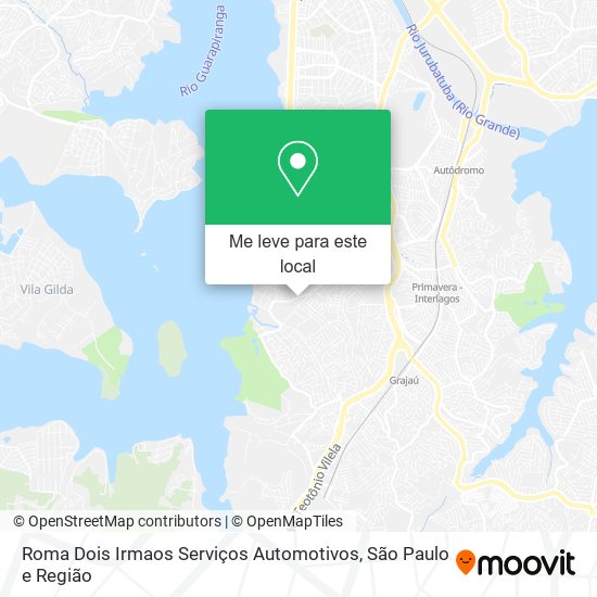 Roma Dois Irmaos Serviços Automotivos mapa