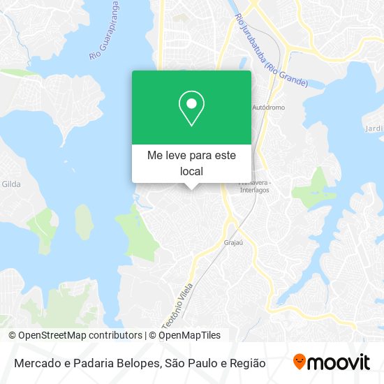 Mercado e Padaria Belopes mapa
