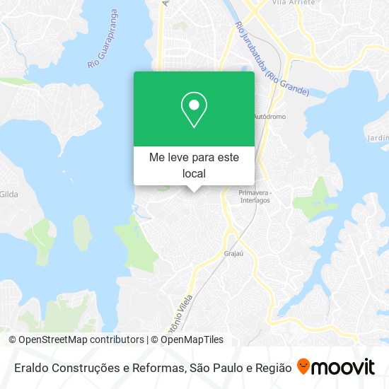 Eraldo Construções e Reformas mapa