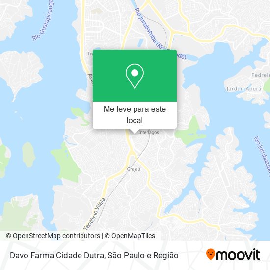 Davo Farma Cidade Dutra mapa