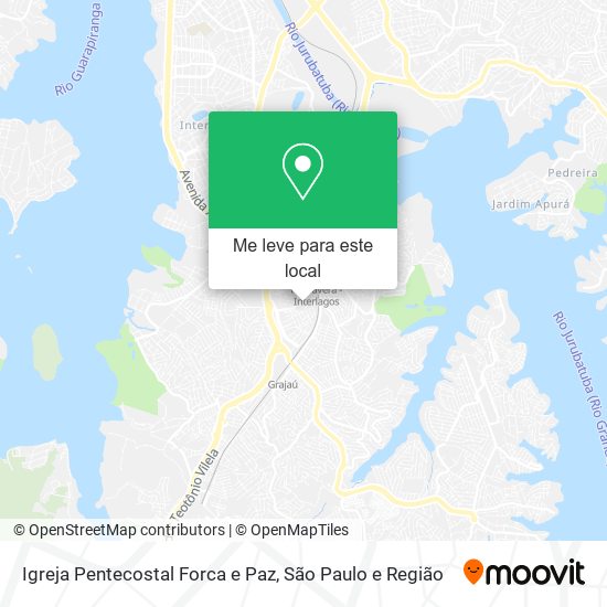 Igreja Pentecostal Forca e Paz mapa