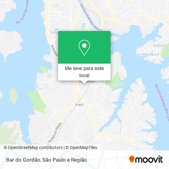 Bar do Gordão mapa