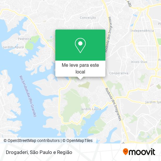 Drogaderi mapa