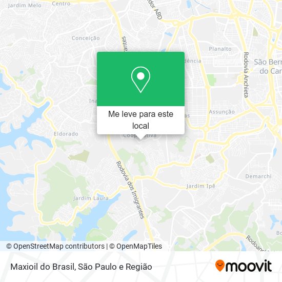 Maxioil do Brasil mapa