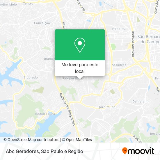 Abc Geradores mapa