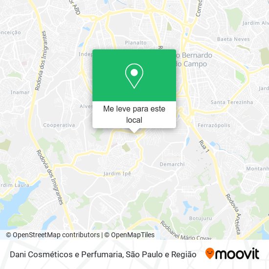 Dani Cosméticos e Perfumaria mapa