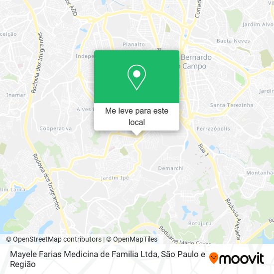 Mayele Farias Medicina de Familia Ltda mapa