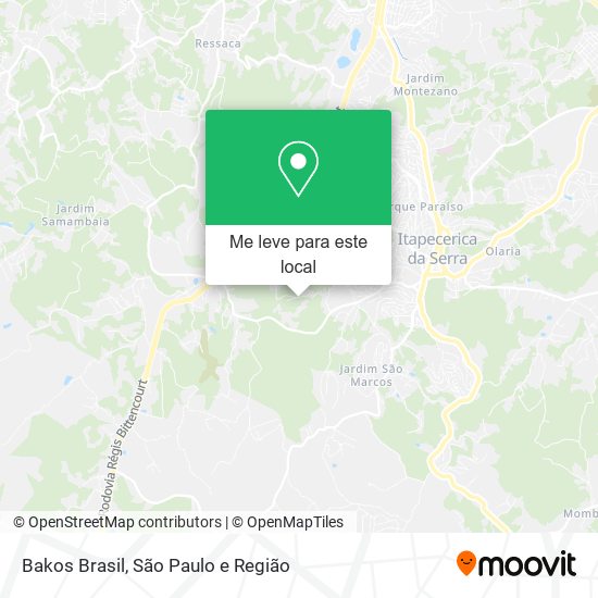 Bakos Brasil mapa