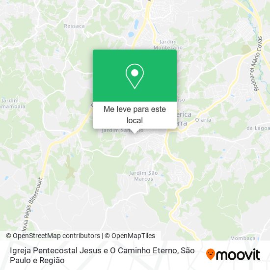 Igreja Pentecostal Jesus e O Caminho Eterno mapa