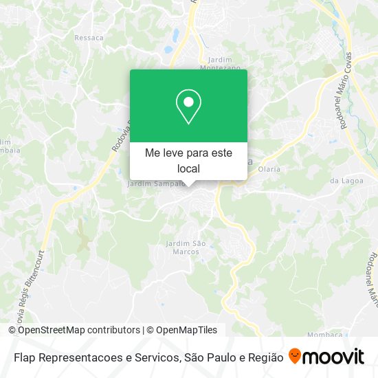 Flap Representacoes e Servicos mapa