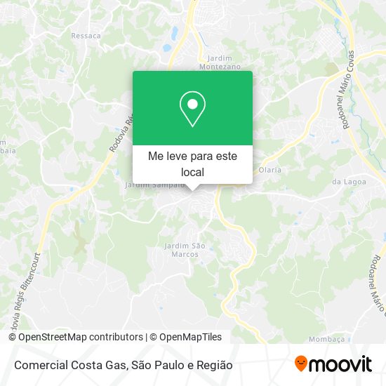 Comercial Costa Gas mapa