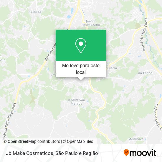 Jb Make Cosmeticos mapa
