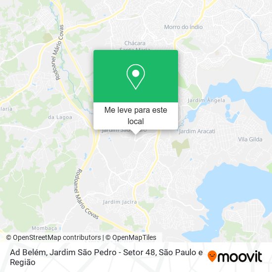 Ad Belém, Jardim São Pedro - Setor 48 mapa