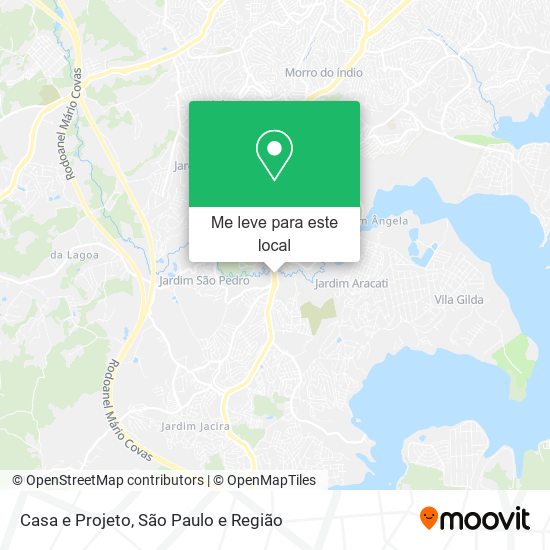 Casa e Projeto mapa