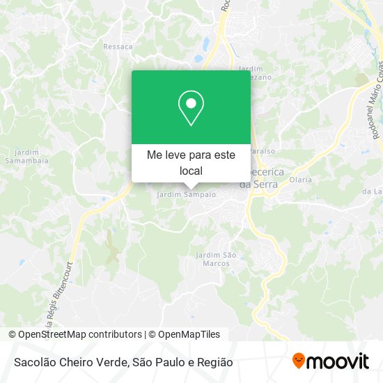 Sacolão Cheiro Verde mapa