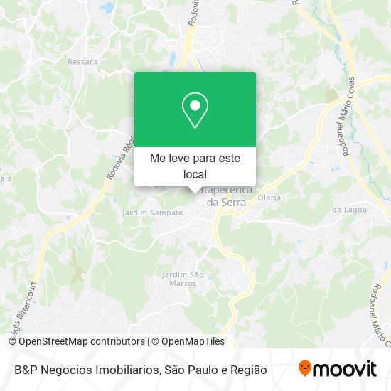 B&P Negocios Imobiliarios mapa