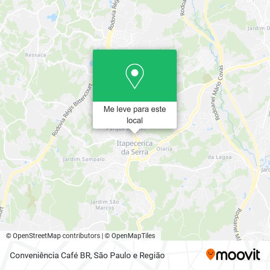 Conveniência Café BR mapa