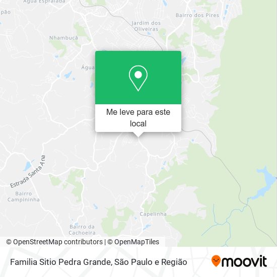 Familia Sitio Pedra Grande mapa