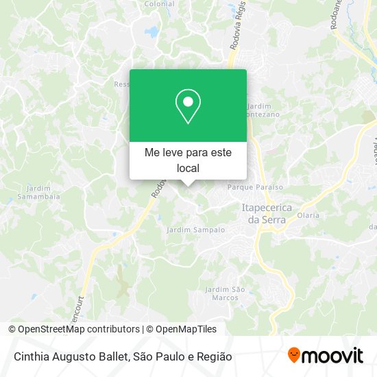 Cinthia Augusto Ballet mapa