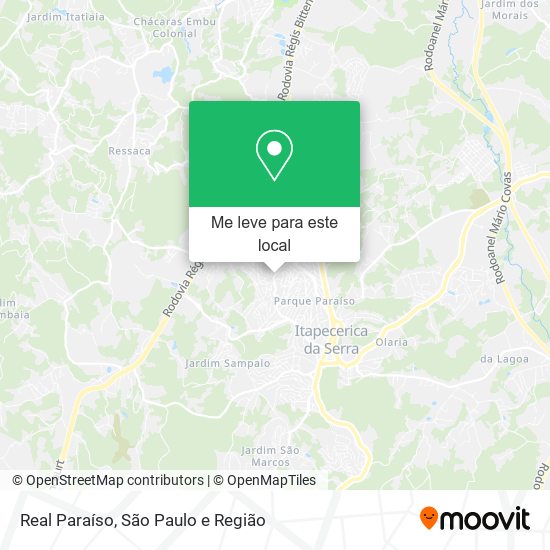 Real Paraíso mapa