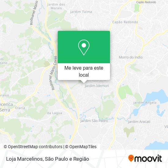 Loja Marcelinos mapa