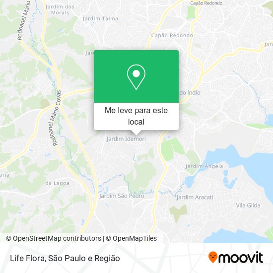 Life Flora mapa