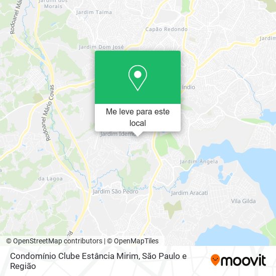 Condomínio Clube Estância Mirim mapa