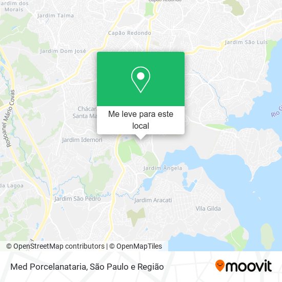 Med Porcelanataria mapa