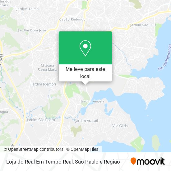 Loja do Real Em Tempo Real mapa