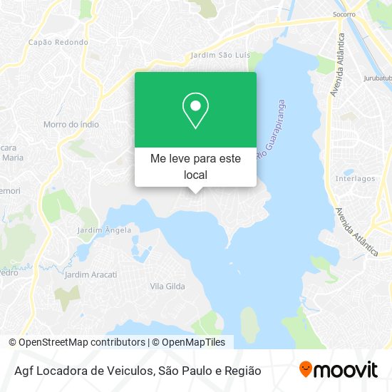 Agf Locadora de Veiculos mapa