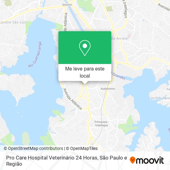 Pro Care Hospital Veterinário 24 Horas mapa