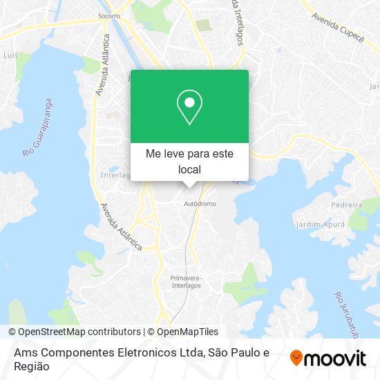 Ams Componentes Eletronicos Ltda mapa