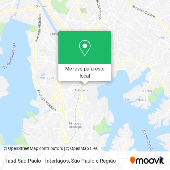 Iasd Sao Paulo - Interlagos mapa