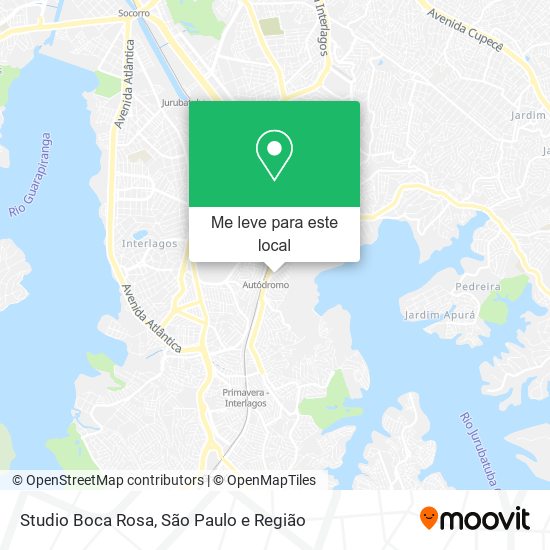 Studio Boca Rosa mapa
