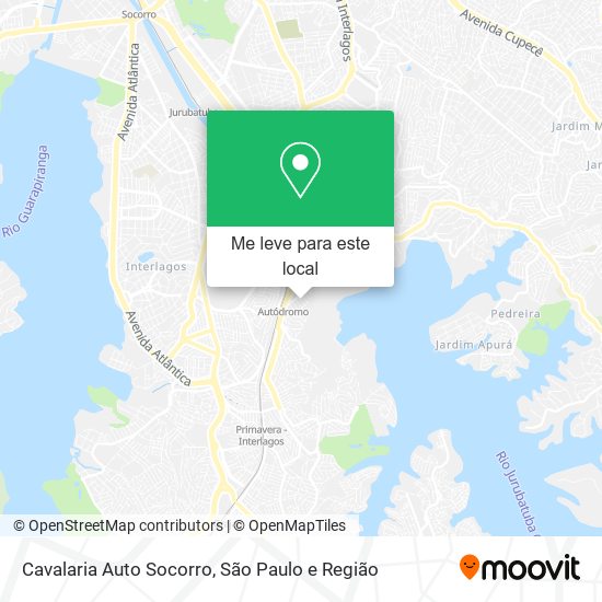 Cavalaria Auto Socorro mapa