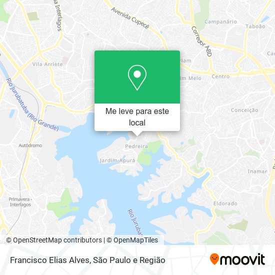 Francisco Elias Alves mapa