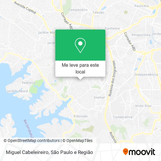 Miguel Cabeleireiro mapa