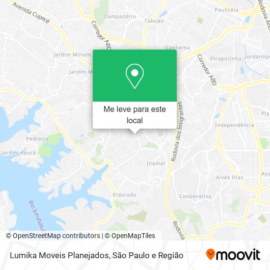 Lumika Moveis Planejados mapa