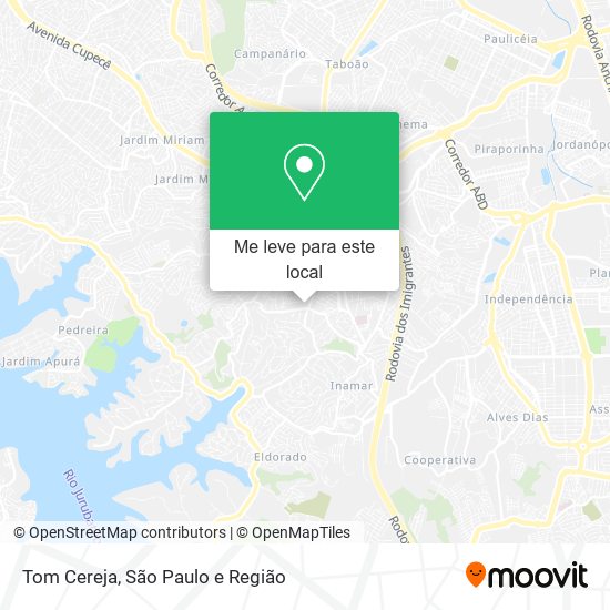 Tom Cereja mapa