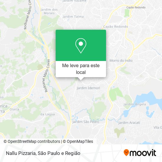 Nallu Pizzaria mapa