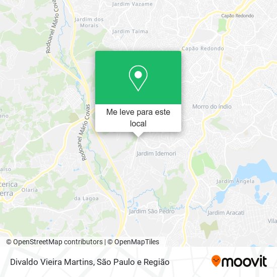 Divaldo Vieira Martins mapa