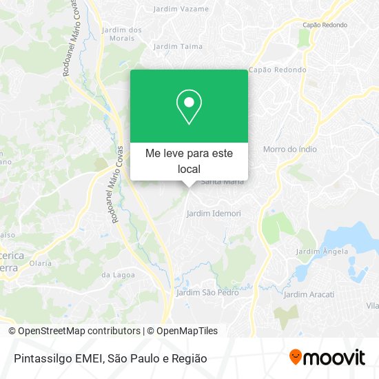 Pintassilgo EMEI mapa