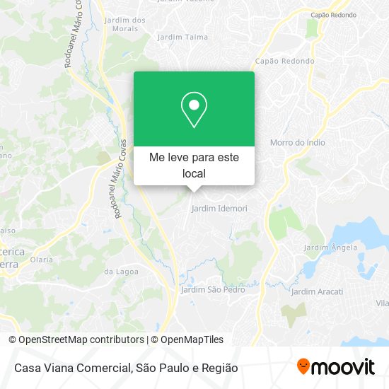 Casa Viana Comercial mapa