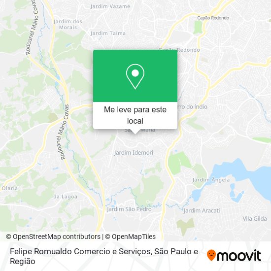 Felipe Romualdo Comercio e Serviços mapa